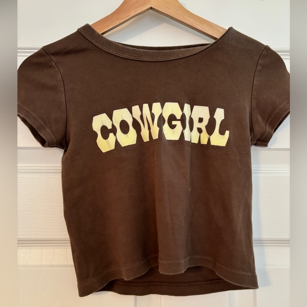 Brandy Melville Cowgirl Crop Top
